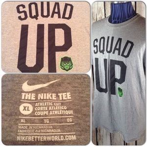 Nike T-Shirt Mens XL Athletic Cut Squad Up H1-85